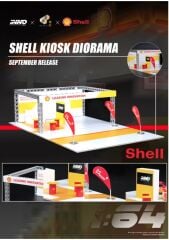 inno64 SHELL KIOSK DIORAMA DIO64-001-SHELL