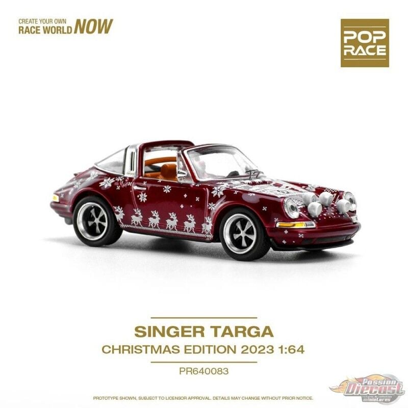 Poprace XcarToys 2023 Merry Christmas Singer 964 Targa