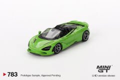 783 - McLaren 750S Spider Mantis Green Blister Paket Mijo