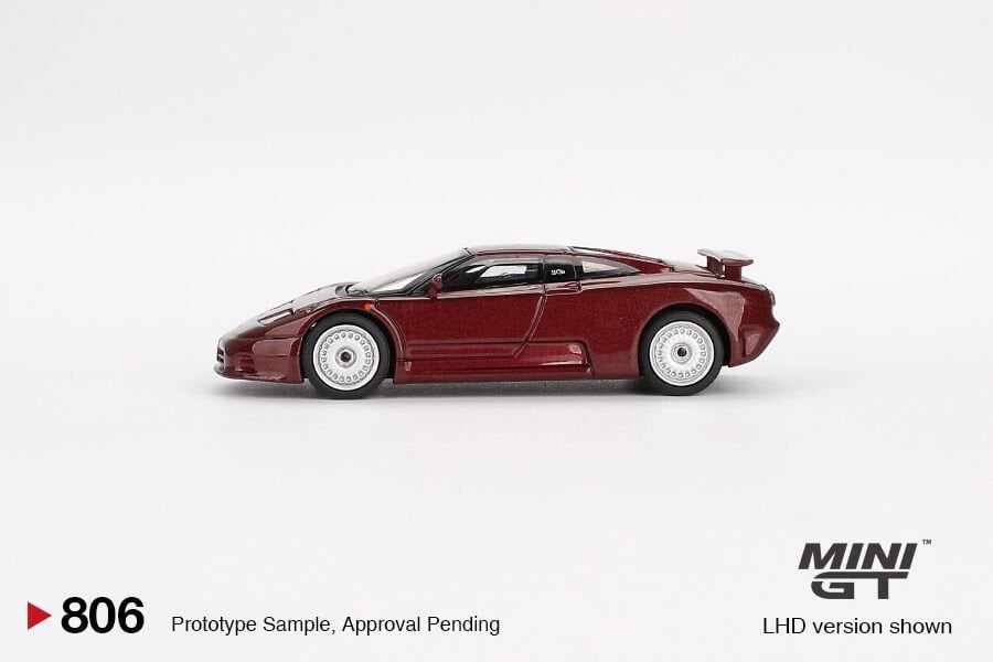 806 - Bugatti EB110 GT Dark Red Metallic Blister PAKET