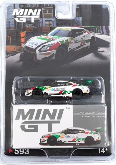 593 MİJO - Nissan GT-R NISMO GT3 #23 KCMG 2018 FIA GT World Cup Macau Blister Paket