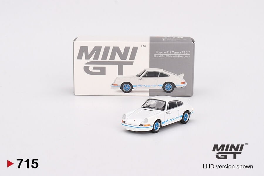 715 - Porsche 911 Carrera RS 2.7 Grand Prix White with Blue Livery