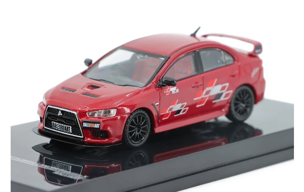 Tarmac Works Mitsubishi Lancer Evolution X Ralliart Red