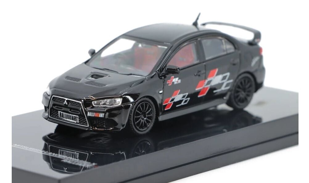 Tarmac Works Tarmac Works Mitsubishi Lancer Evolution X Ralliart Black