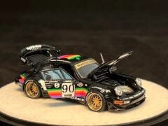 PGM 1/64 RWB 964 Black Apple Livery Luxury Round Stand Version