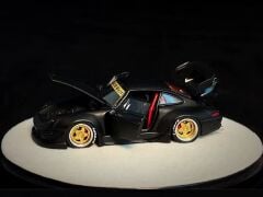 PGM 1/64 RWB 993 Matte Black Luxury Round Stand Version