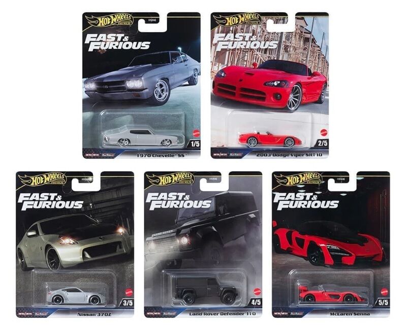 Hot Wheels Premium Fast & Furious 2025 Mix