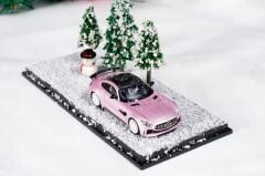 Fine works64 Mercedes-Benz AMG GTR Metallic Pink Christmas