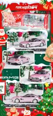 Fine works64 Mercedes-Benz AMG GTR Metallic Pink Christmas