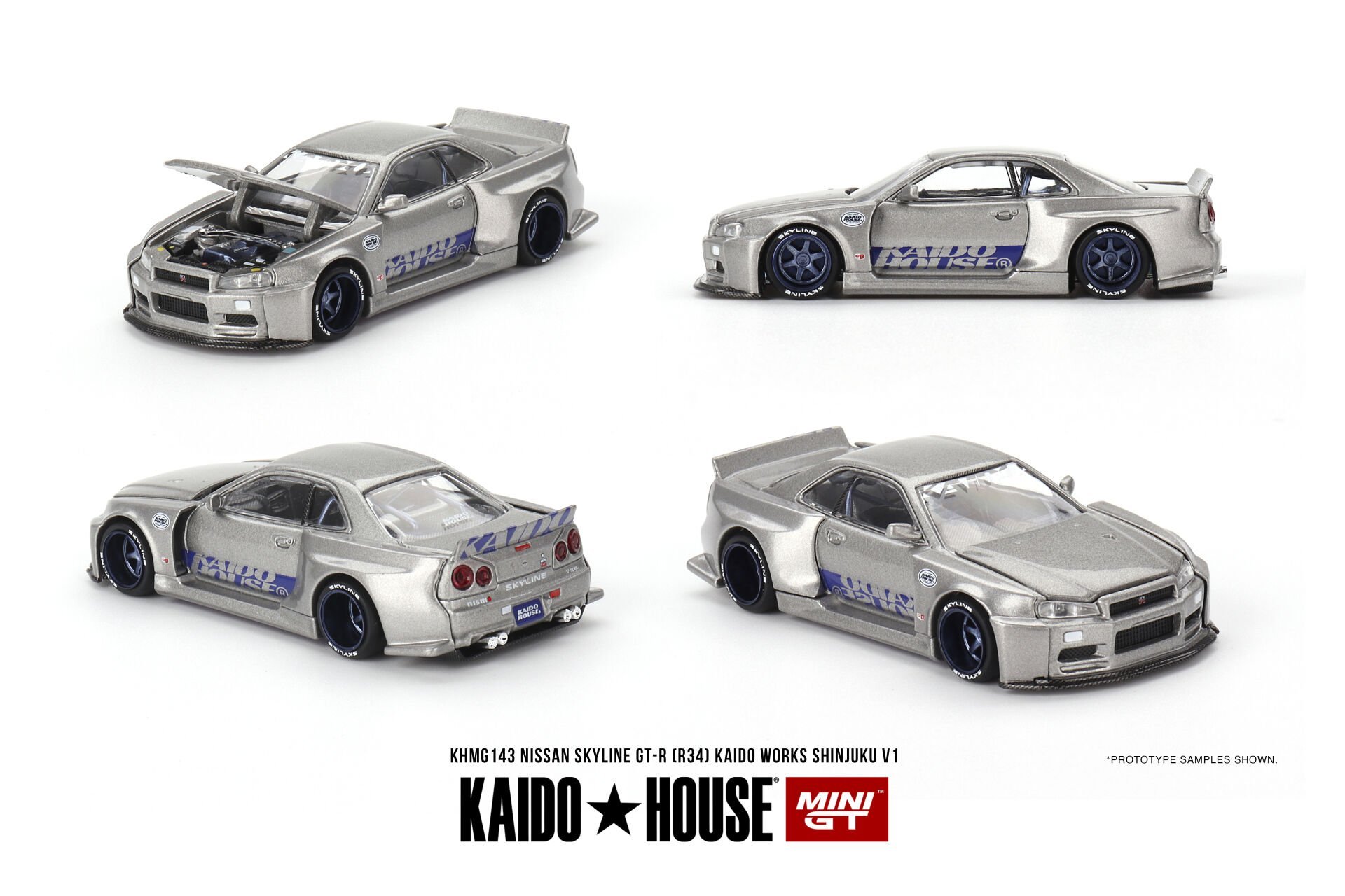 143 - Nissan Skyline GT-R (R34) Kaido Works SHINJUKU V1 Kaido House