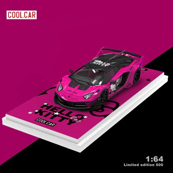 Cool Car Lamborghini Aventador LP700-4 GT Evo Hello Kitty