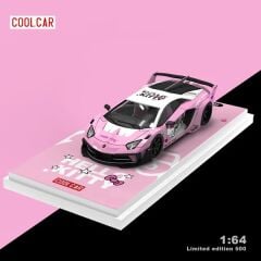 Cool Car Lamborghini Aventador LP700-4 GT Evo Hello Kitty Color 2