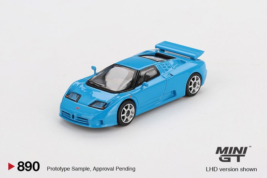 890- Bugatti EB110 Super Sport Blu Bugatti
