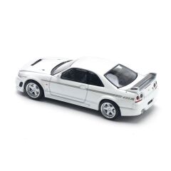POP RACE Nissan Skyline GTR R-33 Nismo 400R White R33