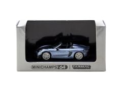 Minichamps X Tarmac Works Porsche 718 Spyder RS Vanadium Grey Metallic - COLLAB64