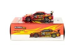 Tarmac Works HKS Hyper Silvia RS2 Chrome Red - Tokyo Auto Salon 2025 Special Edition - GLOBAL64