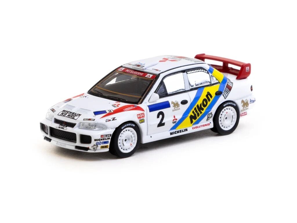 Tarmac Works Mitsubishi Lancer Evolution III Hong Kong-Beijing Rally 1995 #2 Winner - GLOBAL64