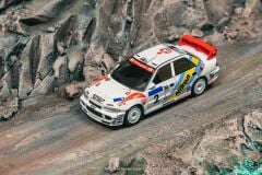 Tarmac Works Mitsubishi Lancer Evolution III Hong Kong-Beijing Rally 1995 #2 Winner - GLOBAL64