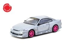 Tarmac Works VERTEX Nissan Silvia S15 Pink Metallic - GLOBAL64