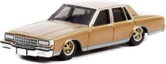 Greenlight California Lowriders Series 1 - 1985 Chevrolet Caprice Lowrider - Custom Gold Solid Pack