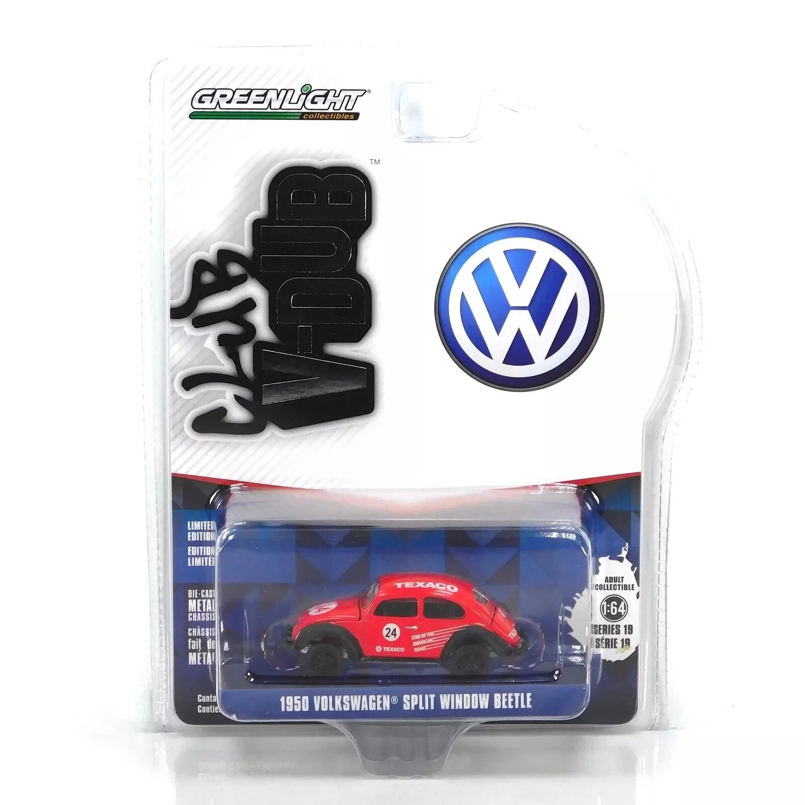 Greenlight Club Vee-Dub Series 19- Volkswagen Split Window Beetle