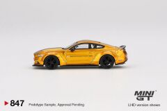 847 - LB-WORKS FORD MUSTANG LB Gold