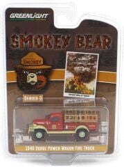Greenlight Smokey Bear Series 3- 1946 Dodge Power Wagon Fire Truck