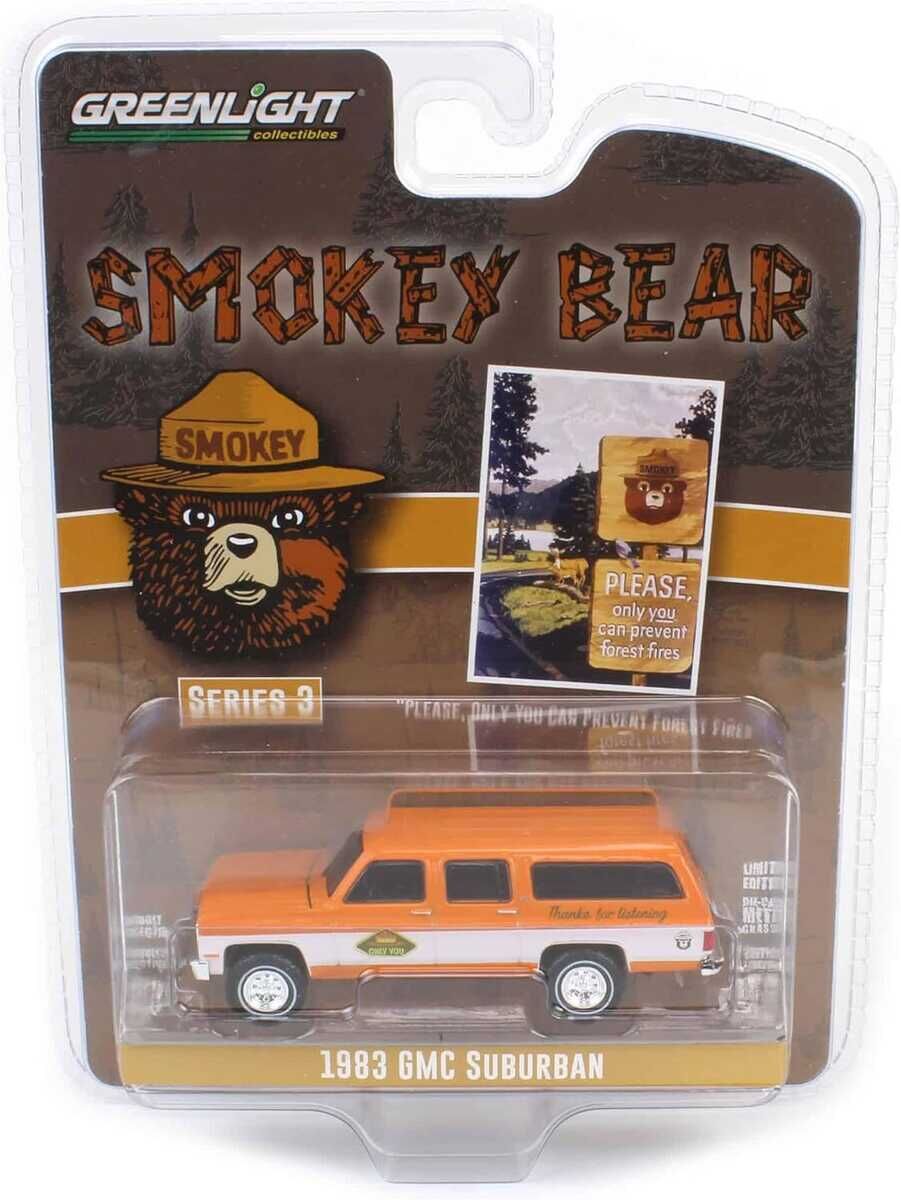 Greenlight Smokey Bear Series 3- 1983 GMC Suburban