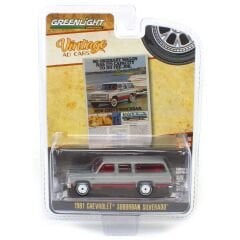 Greenlight Vintage Ad Cars Series 10- 1981 Chevrolet Suburban