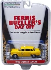 Greenlight Hollywood Series 42- Ferris Bueller's Day Off - 1980 Checker Taxicab Yellow Cab