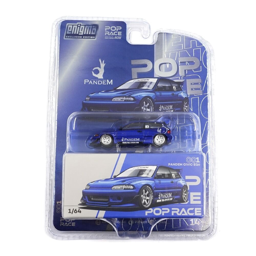 Poprace EG6 Civic PANDEM v1.5 Metallic Blue Enigma Exclusive Blister Paket