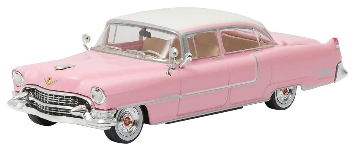 Greenlight 1/43 Elvis Presley (1935-77) - 1955 Cadillac Fleetwood Series 60 Pink Cadillac