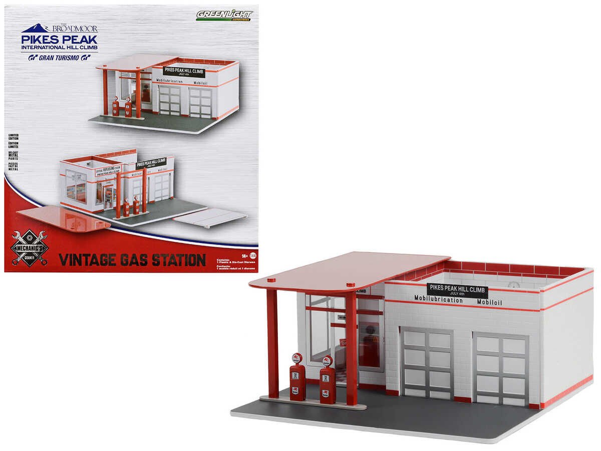 Mechanic's Corner Series 10 - Vintage Gas Station - Pikes Peak Hill Climb Official Refueling Station Solid Pack