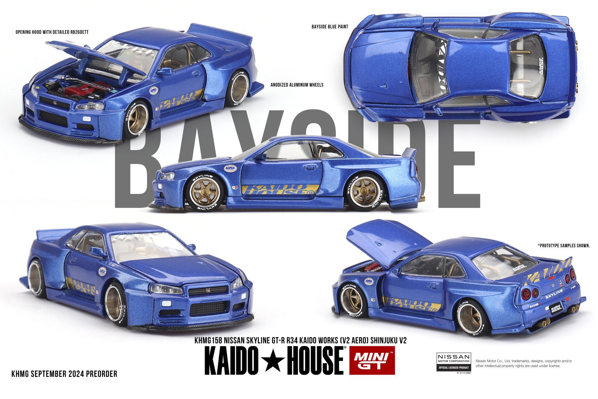 158-Nissan Skyline GT-R (R34) Kaido Works (V2 Aero) SHINJUKU V2 Kaido House