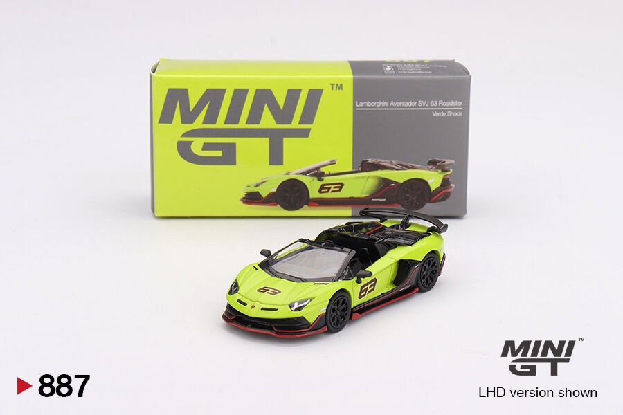 887-Lamborghini Aventador SVJ 63 Roadster Verde Shock