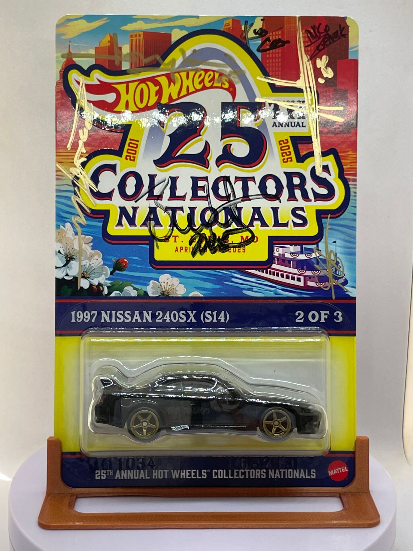 Hot Wheels 25th Annual Hot Wheels Collectors Nationals 1997 Nissan 240SX (s14)(Brendon Vetuskey İmza)